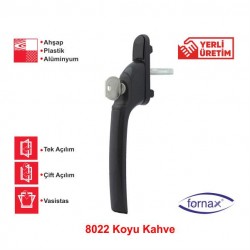 Fornax Dar Pencere Kolu Kilitl R-8022 Koyu Kahve