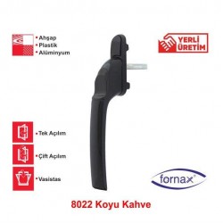Pencere Kolu Dar Kilitsiz R-8022 Koyu Kahve
