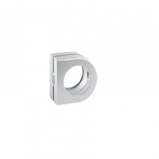 HCS Alüminyum çerçeveli cam kapılar için Profil Kapı Adaptörü - ( Muadili ) - Gümüş
