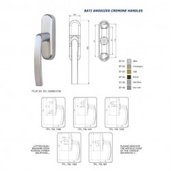 İmat Batı Eksenel Pencere Kolu EF06