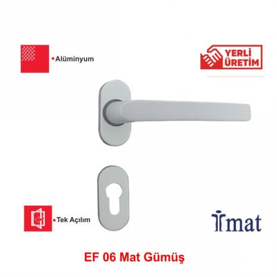 İmat Batı Yaylı Kapı Kolu (ALM Rozetli) EF06 Titan