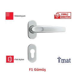 İmat Falcon Yaylı Kapı Kolu (ALM Rozetli) EF01 Gümüş