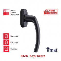 İmat Oval Filiz Pencere Kolu Koyu Kahve 8022