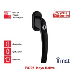 İmat Oval Filiz Tilt First Tbt. Pencere Kolu  Koyu Kahve 8022