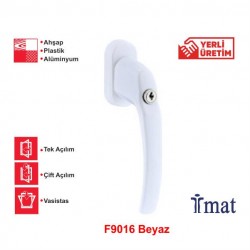 İmat Oval Filiz Tilt First Tbt. Pencere Kolu Beyaz 9016