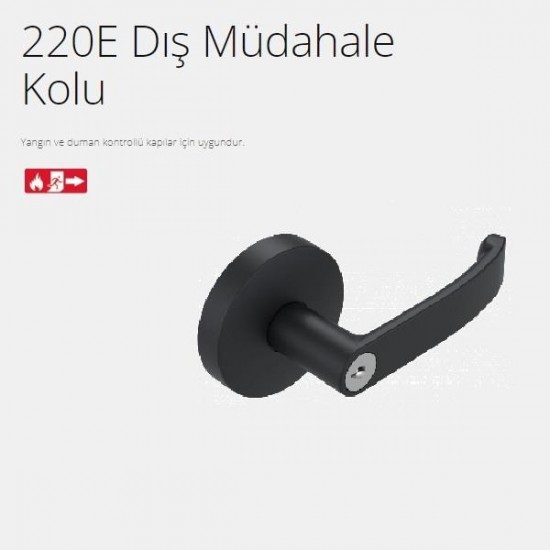 OMNI 220E Dış Müdahale Kolu-Siyah OMNI 220E Dış Müdahale Kolu-Siyah