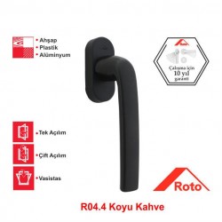 Roto Samba Pencere Kolu 43 mm.R04.4 Koyu Kahve