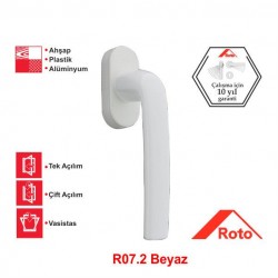 Roto Samba Pencere Kolu 43 mm.R07.2 Beyaz