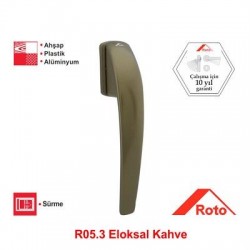 Roto Swing  Sürme Kolu 43 mm. Eloksal Kahve