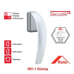 Roto Swing Secustik 43 mm Pencere Kolu F1 Gümüş