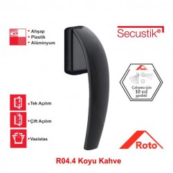 Roto Swing Secustik 43 mm Pencere Kolu R.044 Koyu Kahve