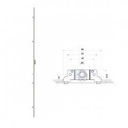 Fornax 120 cm  15 mm Göbek Sürme İsp. (Sac Gövde)