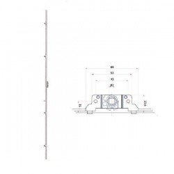 Fornax 200 cm  15 mm Göbek Sürme İsp. (Sac Gövde).