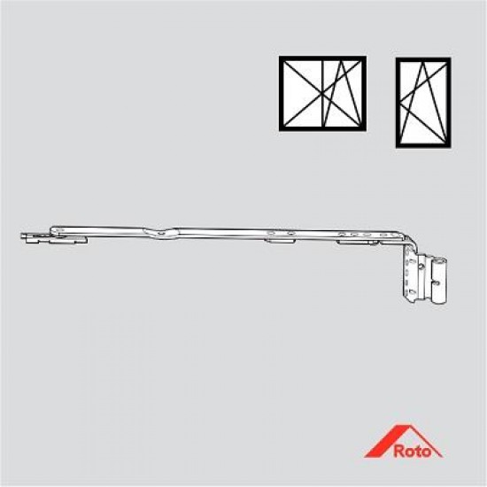 NX Çift Açılım Kasa Makas 12/20-13 Ax. L-Sol  411-600 mm.