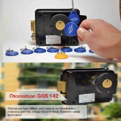 Otomatsan GGS - Güvenli Geçiş Sistemi Kartlı Kapı Otomatı - Siyah