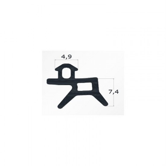Pvc Doğrama Tadilat ve Tamirat Contası Nat.05- Gri Kaplama (1 Metre) Pvc Doğrama Tadilat ve Tamirat Contası Nat.05- Gri Kaplama (1 Metre)