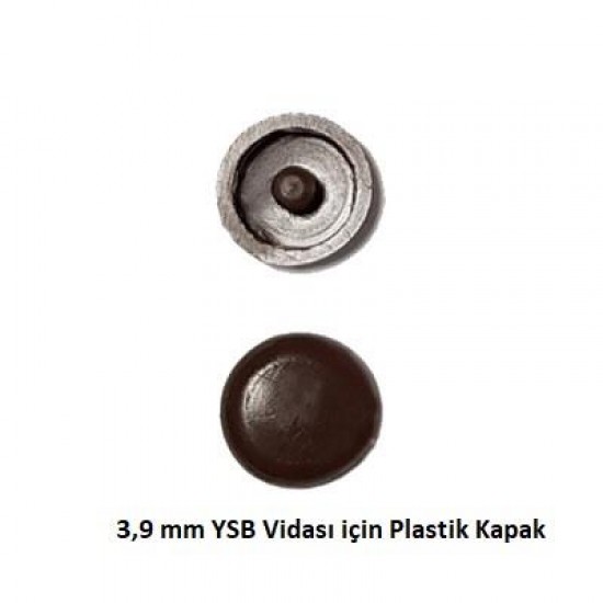 Vida Tapası ( 3,9 mm YSB Vida için  ) - Koyu Kahverengi
