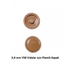 Vida Tapası ( 4,8 mm YSB Vida için  ) - Altın Meşe+