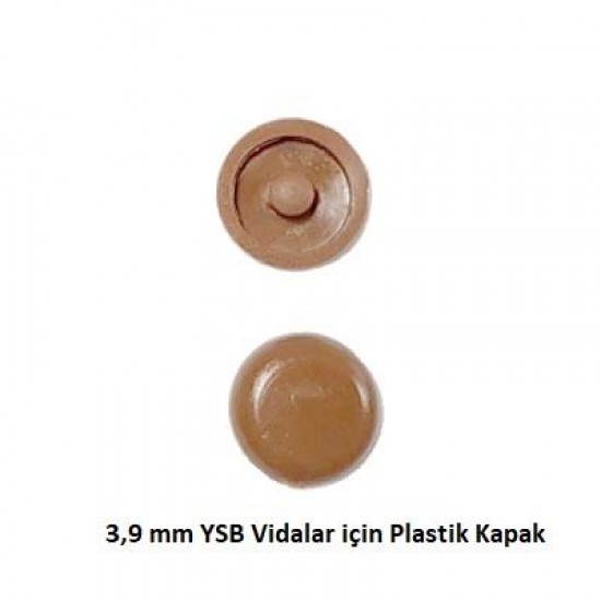 Vida Tapası ( 4,8 mm YSB Vida için  ) - Altın Meşe+