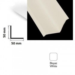 Plastik Köşebent Queksli 50 mm x 50 mm Beyaz ( 280 cm )