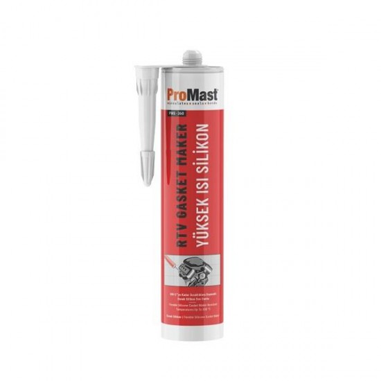 Promast RTV Yüksek Isı Silikonu Sıvı Conta 280 ML - Kırmızı Promast RTV Yüksek Isı Silikonu Sıvı Conta 280 ML - Kırmızı
