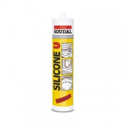 Soudal Genel Amaçlı Silikon  U 280 gr. - Beyaz *