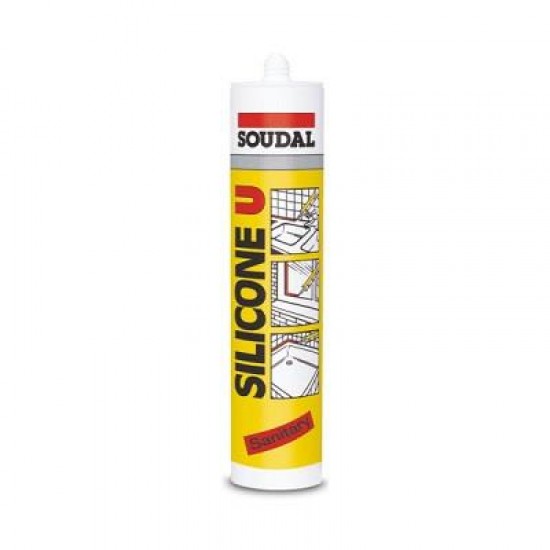 Soudal Genel Amaçlı Silikon  U 280 gr. - Beyaz 