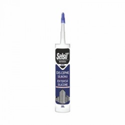 SELSİL  Dış Cephe Silikonu 300 ml. - Ral 7016 Antrasit Gri